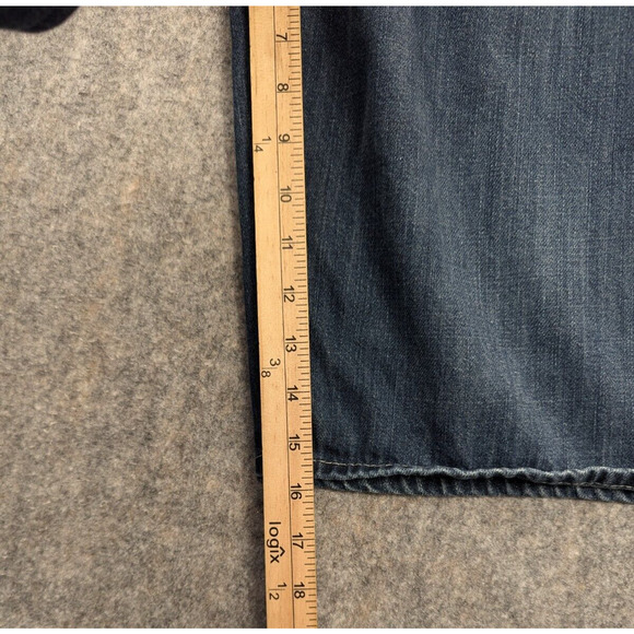 Southpole Jean Shorts 38 Men's Blue Baggy Embroidered Pockets VTG Y2K Streetwear - Picture 6 of 9